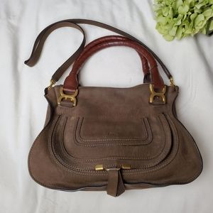100% authentic Chloe Marcie Medium Suede Bag